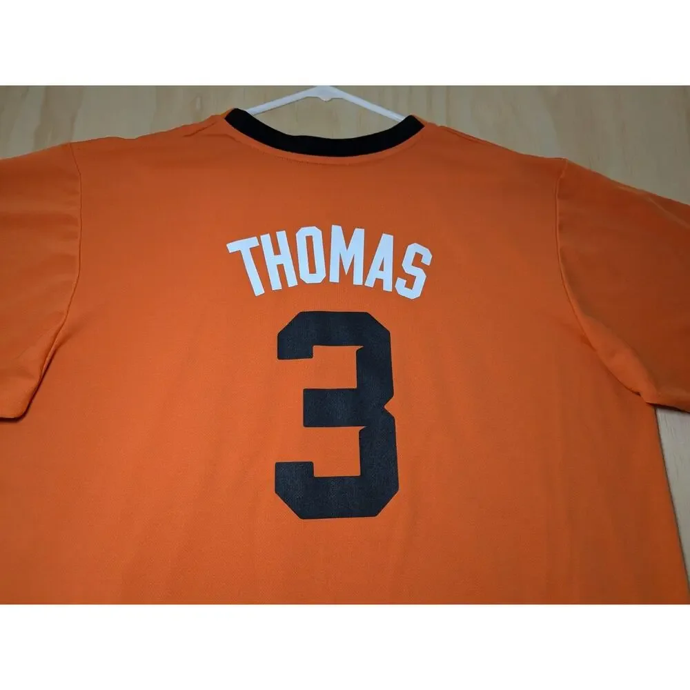 Adidas Men's XXL Isaiah Thomas #3 Phoenix Suns NBA Sleeved Jersey Orange